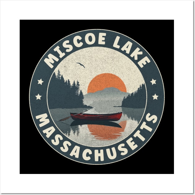 Miscoe Lake Massachusetts Sunset Wall Art by turtlestart